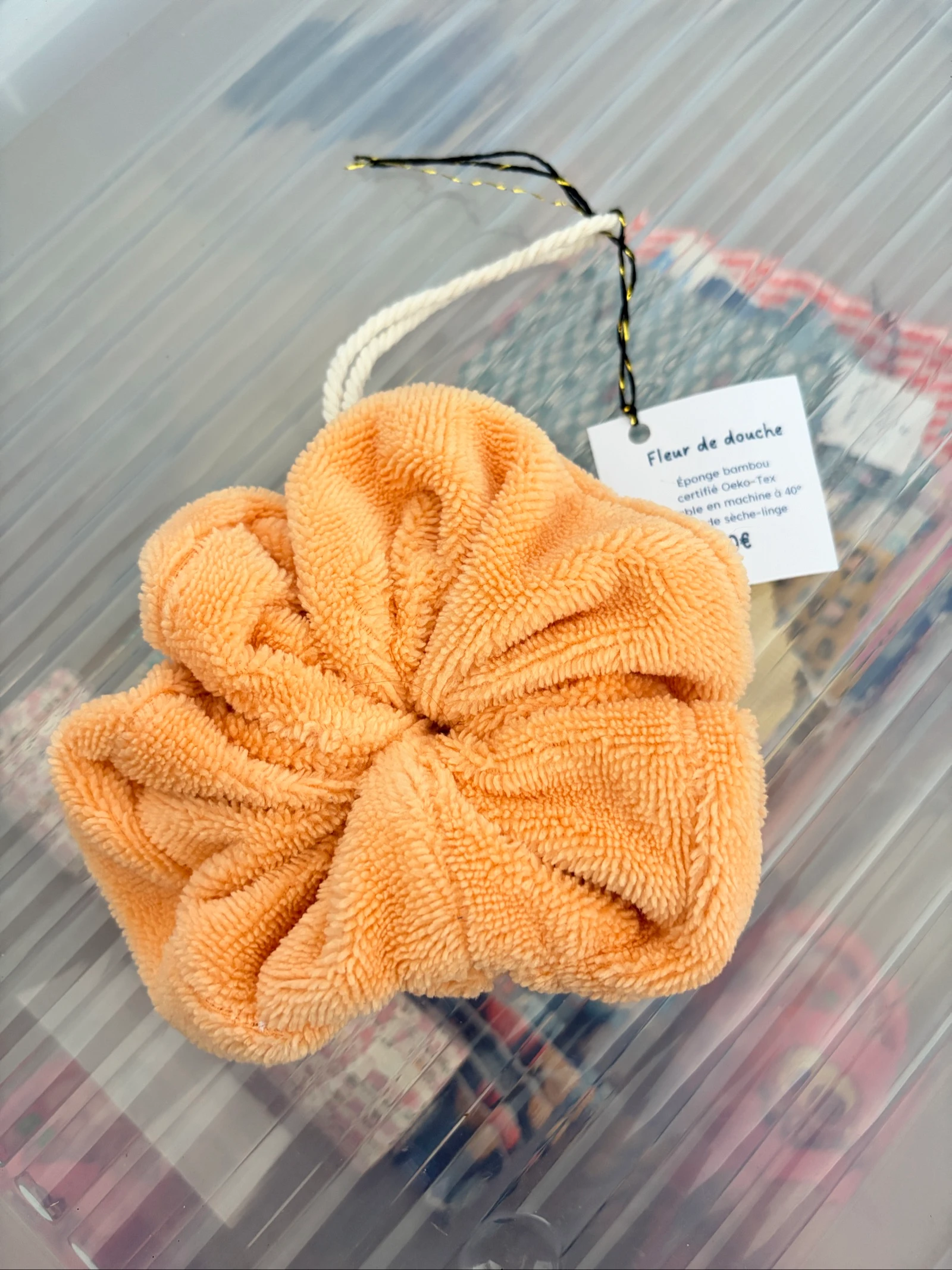 Fleur de douche lavable 